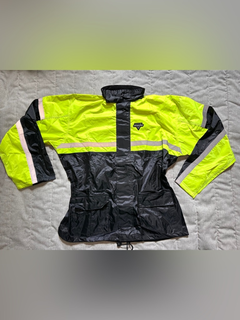 Nelson Rigg Stormrider SR 6000 Rain Jacket Yellow Lime Reflective Size M